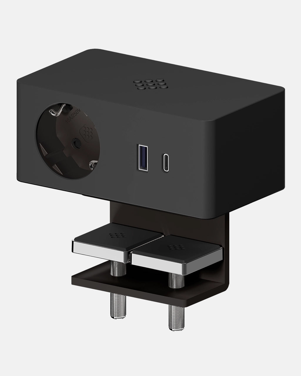 Multipresa con 1 presa Schuko, 1 USB tipo A, 1 USB tipo C e Caricatore Wireless-3