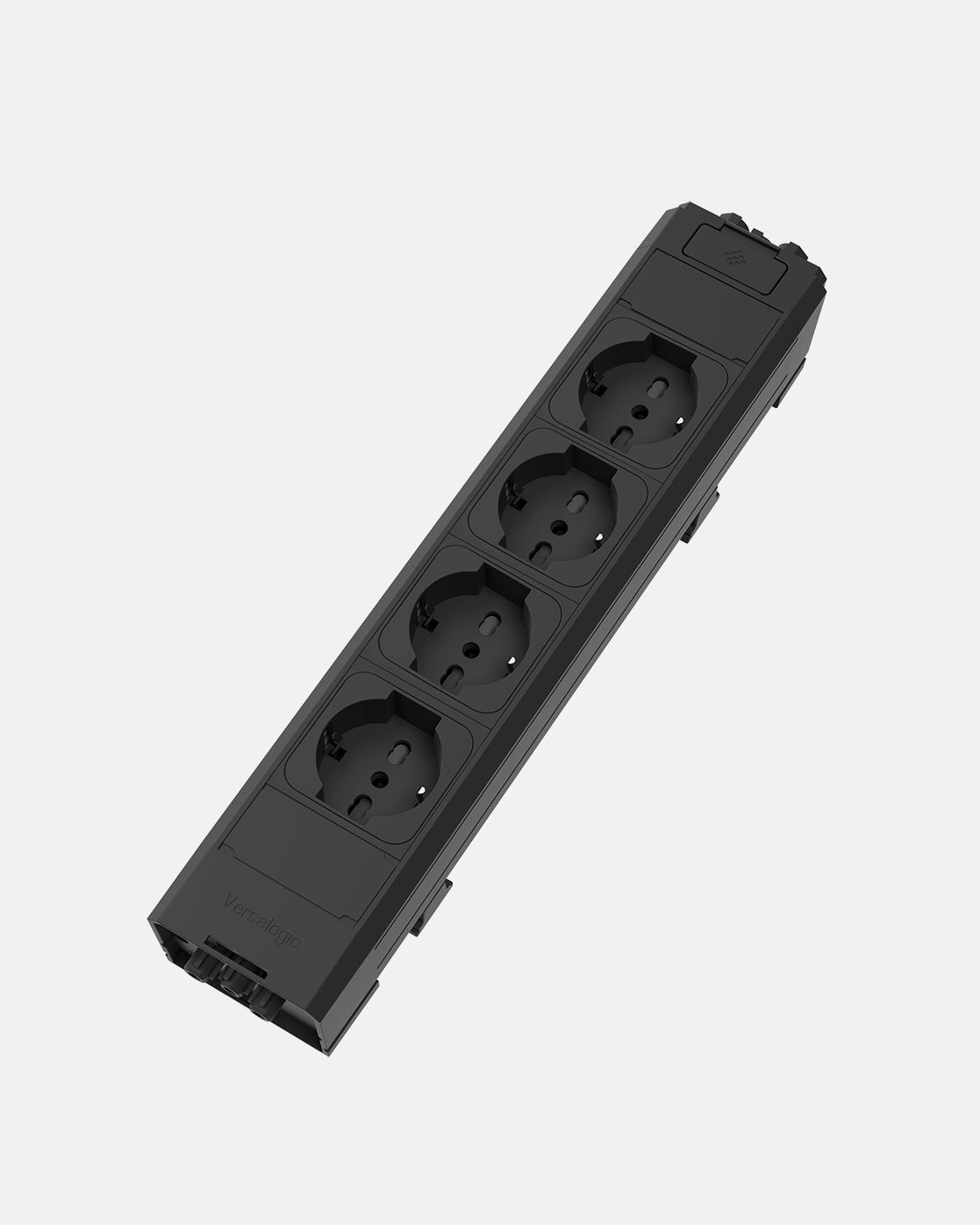 VersaTek Basic - Multipresa in tecnopolimero autoestinguente con 4 prese tipo Unel